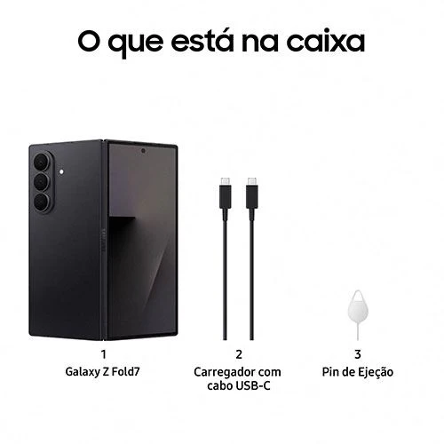 Samsung Galaxy Z Fold7 - 256GB - Preto Noturno - Image 7