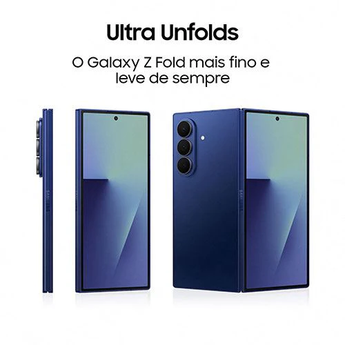 Samsung Galaxy Z Fold7 - 512GB - Azul Escuro - Image 3