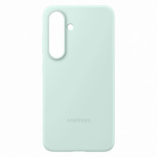 Capa de Silicone Samsung para Galaxy S25 - Menta