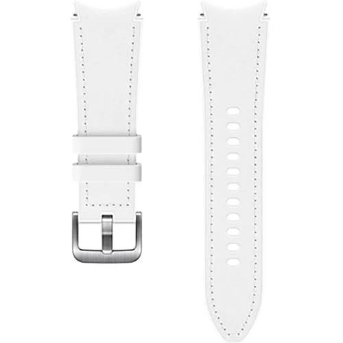 Bracelete Samsung Hybrid Leather para Galaxy Watch 4 - Branco