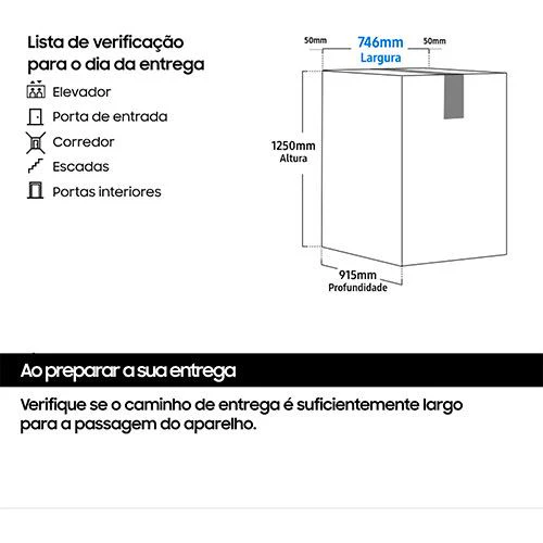 Máquina de Lavar e Secar Roupa Samsung WD18DB8995BZT2 | 18/11 Kg | AI |1000 RPM | A | Look Inox - Image 2