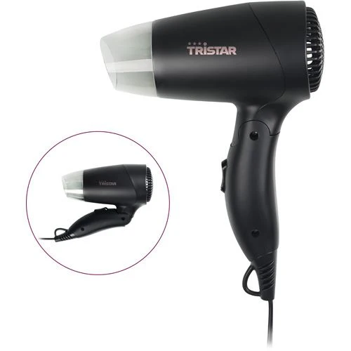 Secador de Cabelo Tristar HD-2460 | 1200 W - Preto - Image 2