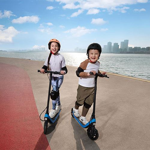 Trotinete Elétrica Ninebot KickScooter C2 Lite By Segway - 120W - Azul | Preto - Image 11
