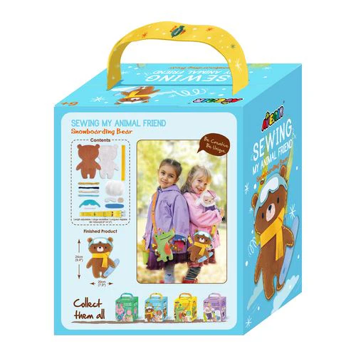 Sewing | Kit de Costura O Meu Primeiro Amigo: Urso Snowboarding - Avenir - Image 4