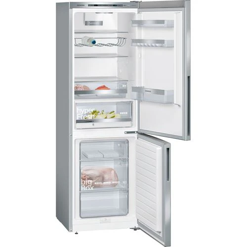 Frigorífico Combinado Siemens KG36EAICA | 186x60x65 cm | 214 L | C | Aço inoxidável - Image 2