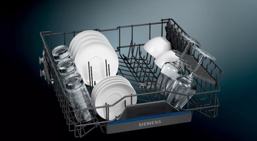Máquina de Lavar Loiça Encastrável Siemens SN73HX60CE | 14 talheres | 60 cm | D | Preto - Image 4