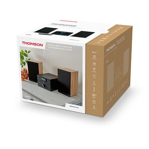 Sistema Micro Bluetooth Thomson Cosy MIC123BT - Preto - Image 11