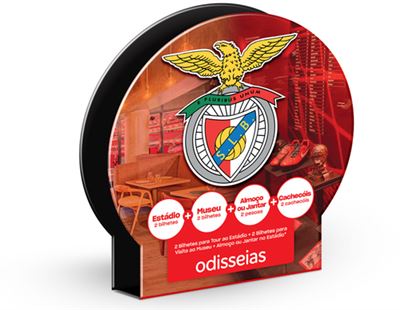 Pack Presente Odisseias - Sport Lisboa e Benfica | Estádio e Museu + Luz by Chakall