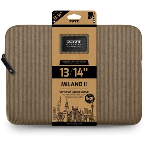 Sleeve para Portátil 13" /14" Port Designs Milano II - Castanho - Image 3