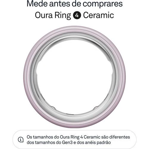 Smart Ring Oura Ring 4 Ceramic - Petal - Tamanho 13 - Image 2