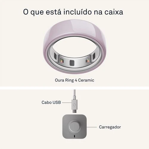 Smart Ring Oura Ring 4 Ceramic - Petal - Tamanho 13 - Image 4