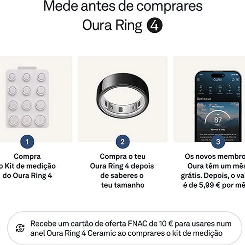 Smart Ring Oura Ring4 - Black - Tamanho 12 - Image 3