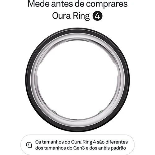 Smart Ring Oura Ring4 - Black - Tamanho 15 - Image 2