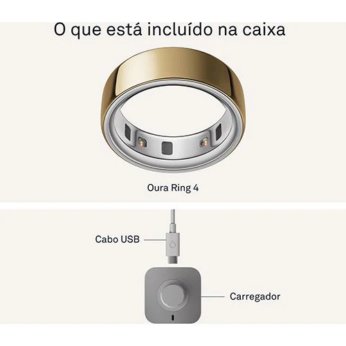 Smart Ring Oura Ring4 - Gold - Tamanho 10 - Image 5
