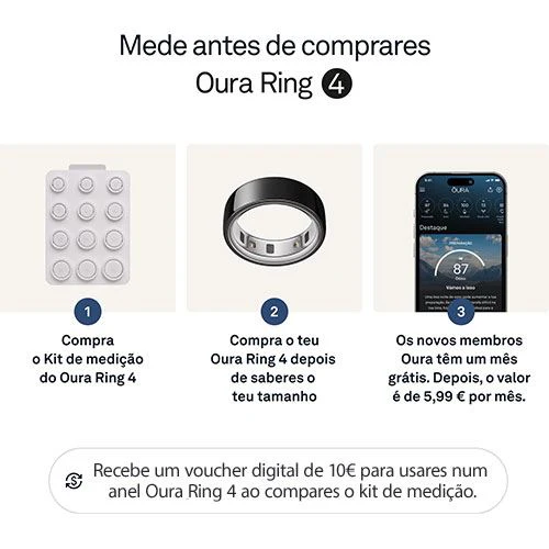 Smart Ring Oura Ring4 - Rose Gold - Tamanho 12 - Image 4