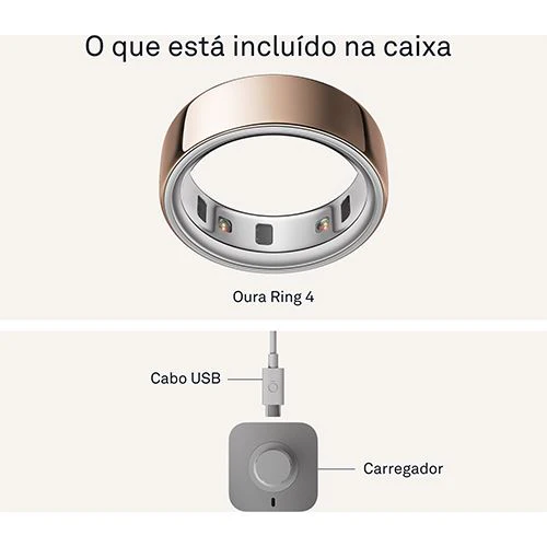 Smart Ring Oura Ring4 - Rose Gold - Tamanho 6 - Image 5