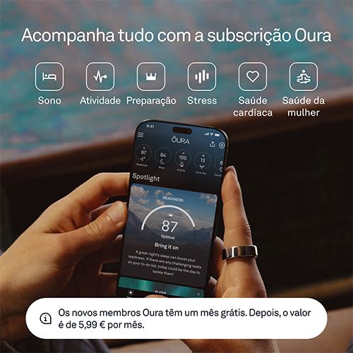 Smart Ring Oura Ring4 - Stealth - Tamanho 14 - Image 6