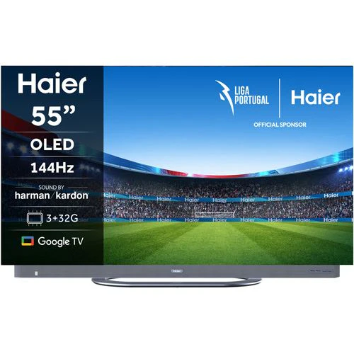 Smart TV Haier 55" OLED UHD 4K H55C95EUX Google TV - 140cm
