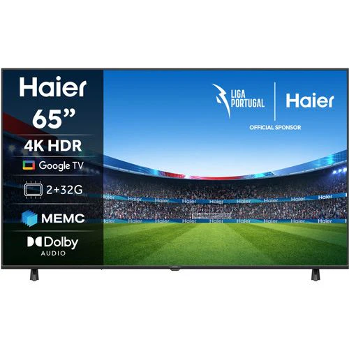 Smart TV Haier 65" LED UHD 4K H65K85FUX Google TV - 165cm