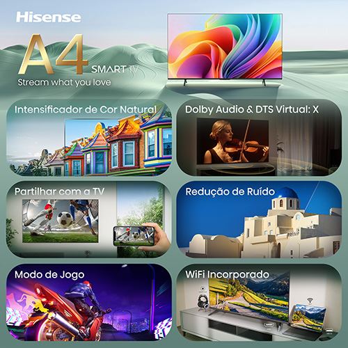 Smart TV Hisense 40" LED Full HD 40A4S - 101 cm - Image 3