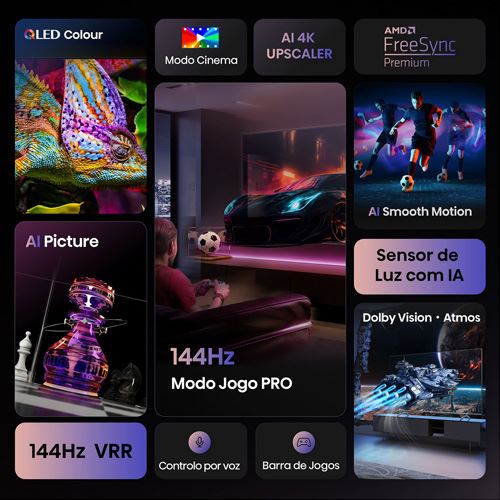 Smart TV Hisense 43" QLED UHD 4K 43E7Q PRO - 109cm - Image 3