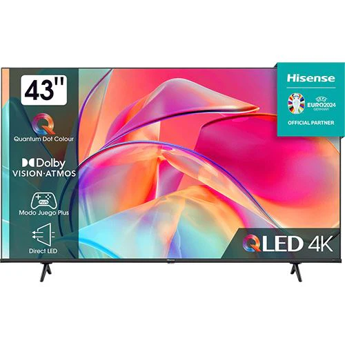 Smart TV Hisense 43" QLED UHD 4K 43E7KQ - 109cm