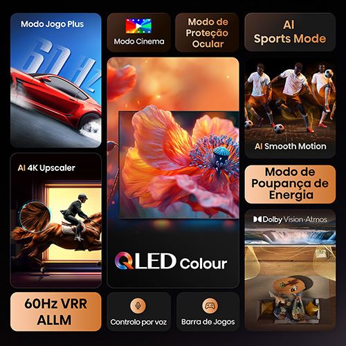 Smart TV Hisense 50" QLED UHD 4K 50E7Q - 127cm - Image 3