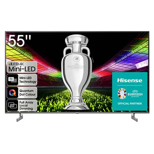 Smart TV Hisense 55" Mini LED UHD 4K 55U6KQ - 140cm