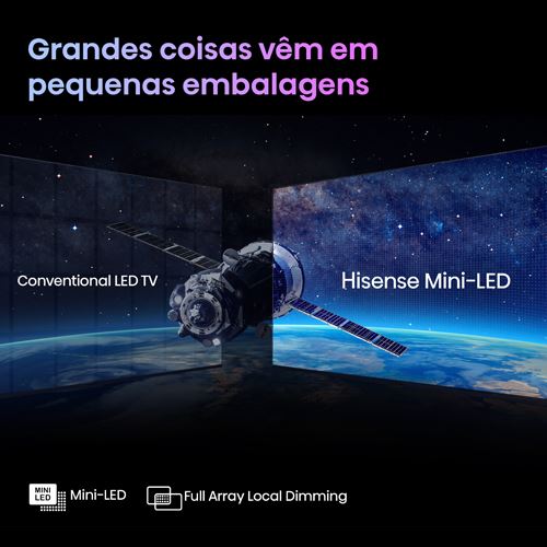 Smart TV Hisense 55" Mini LED UHD 4K 55U7KQ - 140cm - Image 14