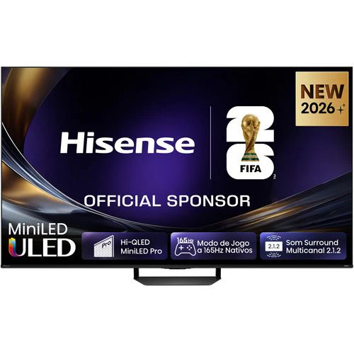 Smart TV Hisense 65" Mini LED Hi-QLED UHD 4K 65U7S PRO - 165 cm