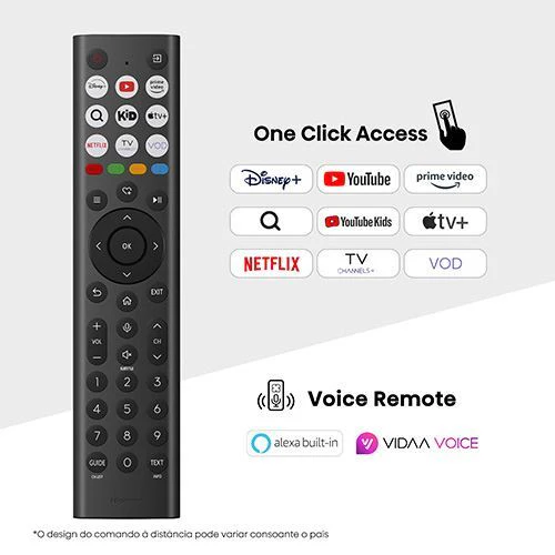 Smart TV Hisense 65" QLED UHD 4K 65A7Q - 165cm - Outlet - Grade A - Image 7