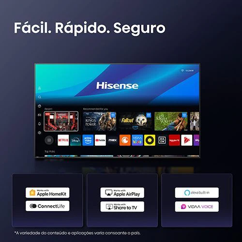 Smart TV Hisense 65" QLED UHD 4K 65A7Q - 165cm - Outlet - Grade A - Image 8