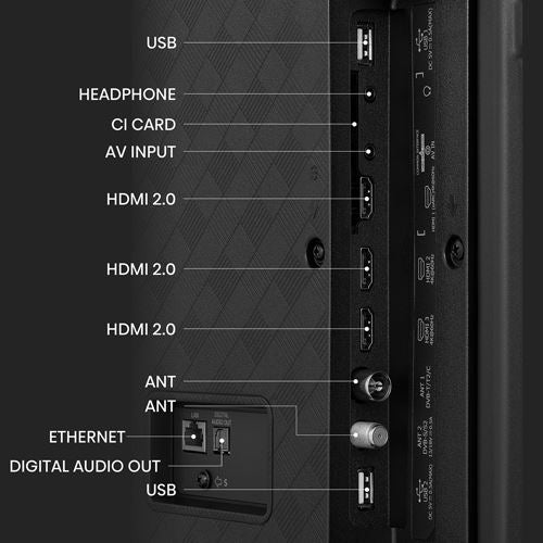 Smart TV Hisense 65" 4K UHD 65A6K - 165cm - Image 9