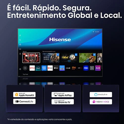 Smart TV Hisense 75" Mini-LED ULED 4K 75U8Q (2025) - 190cm - Image 9