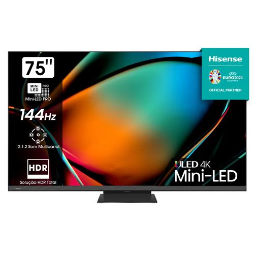 Smart TV Hisense 75" Mini LED UHD 4K 75U8KQ - 189cm - Image 2