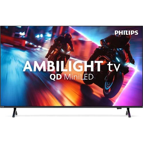 Smart TV Philips 55" QD-Mini LED UHD 4K 55MLED920/12 Ambilight - 140cm