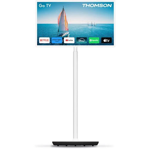 Smart TV Portátil com Bateria Thomson Go TV 32HA4M44 LCD 32" HD Android - 81cm