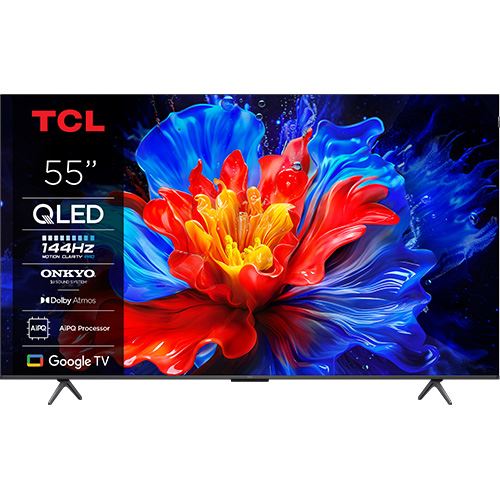 Smart TV TCL 55P8K QLED 55" UHD 4K Google TV - 140cm