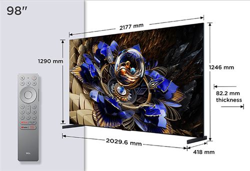 Smart TV TCL 98X11K QLED Mini-LED 98" UHD 4K Google TV - 248cm - Image 8