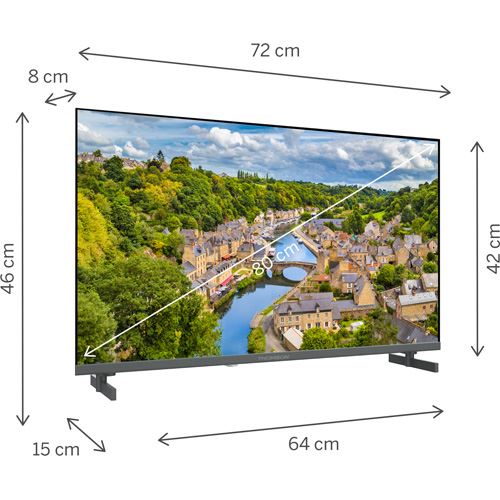 Smart TV Thomson 32FQG3S15C LED 32" Full HD Google TV 12V Camping - 81cm - Image 10