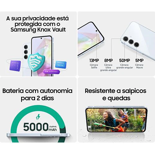 Smartphone Samsung Galaxy A35 5G - 256 GB - Amarelo - Image 6