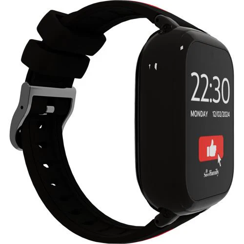 Smartwatch 4G para Criança Savefamily Iconic Plus 2 - Streamer (Preto + Vermelho) - Image 10