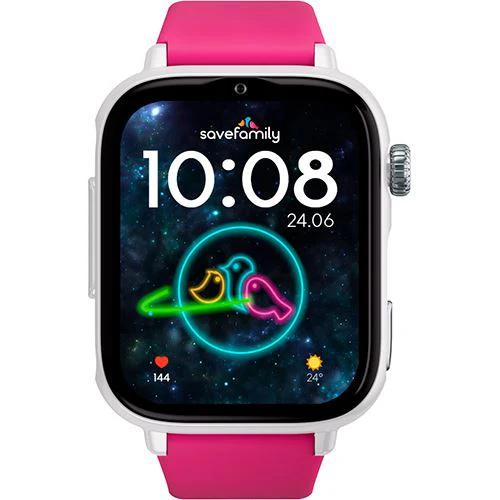 Smartwatch 4G para Criança Savefamily Savewatch Plus 2 - Branco / Lollipop (Rosa)