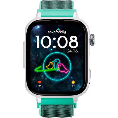 Smartwatch 4G para Criança Savefamily Savewatch Plus 2 - Branco / Ocean