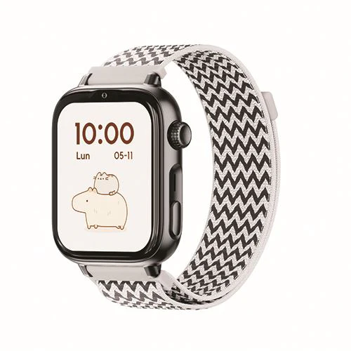 Smartwatch 4G para Criança Savefamily Savewatch Plus 2 - Silver Black/ Zigzag (Preto e Branco) - Image 2