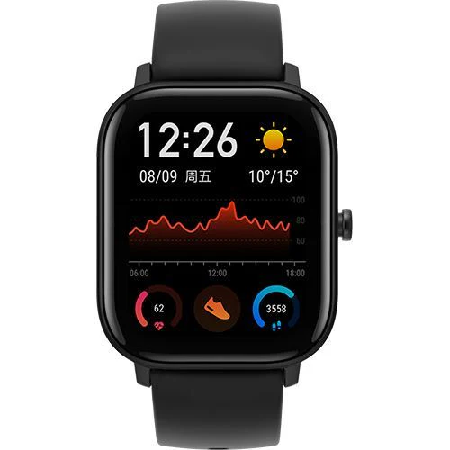 Smartwatch Amazfit GTS - Obsidian Black
