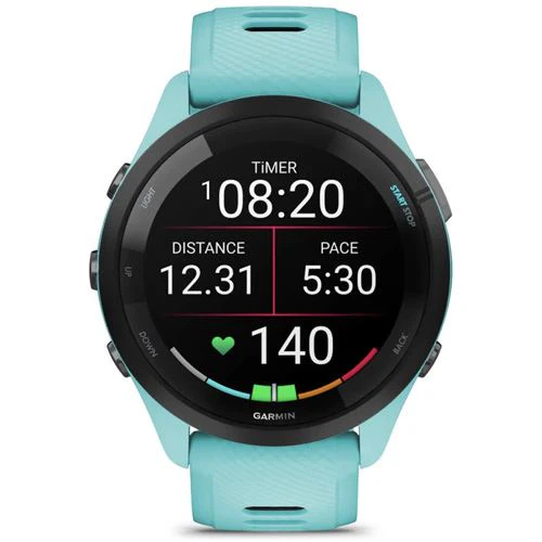 Smartwatch Garmin Forerunner 265 - Verde Água - Image 3