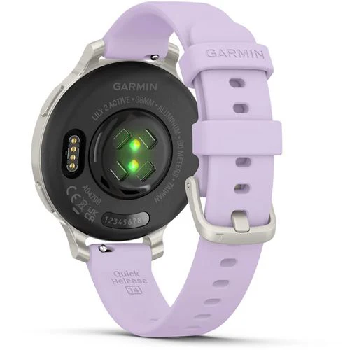 Smartwatch Garmin Lily 2 Active - Prateado/Roxo Jasmim - Image 4