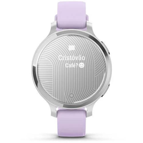 Smartwatch Garmin Lily 2 Active - Prateado/Roxo Jasmim - Image 8