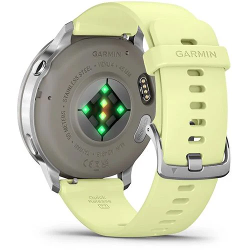 Smartwatch Garmin Venu 4 - 45mm - Prateado | Amarelo Limão - Image 3